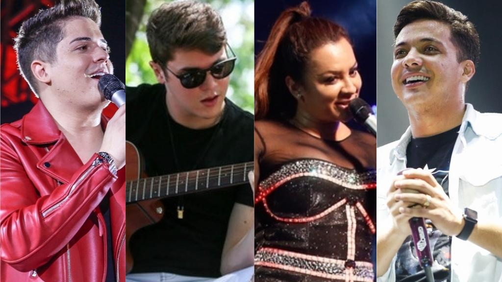 Legenda: Sucessos do funk e sertanejo fazem parte do repertório dos forrozeiros Foto: Camila Lima/Isanelle Nascimento/Jl Rosa/ SVM